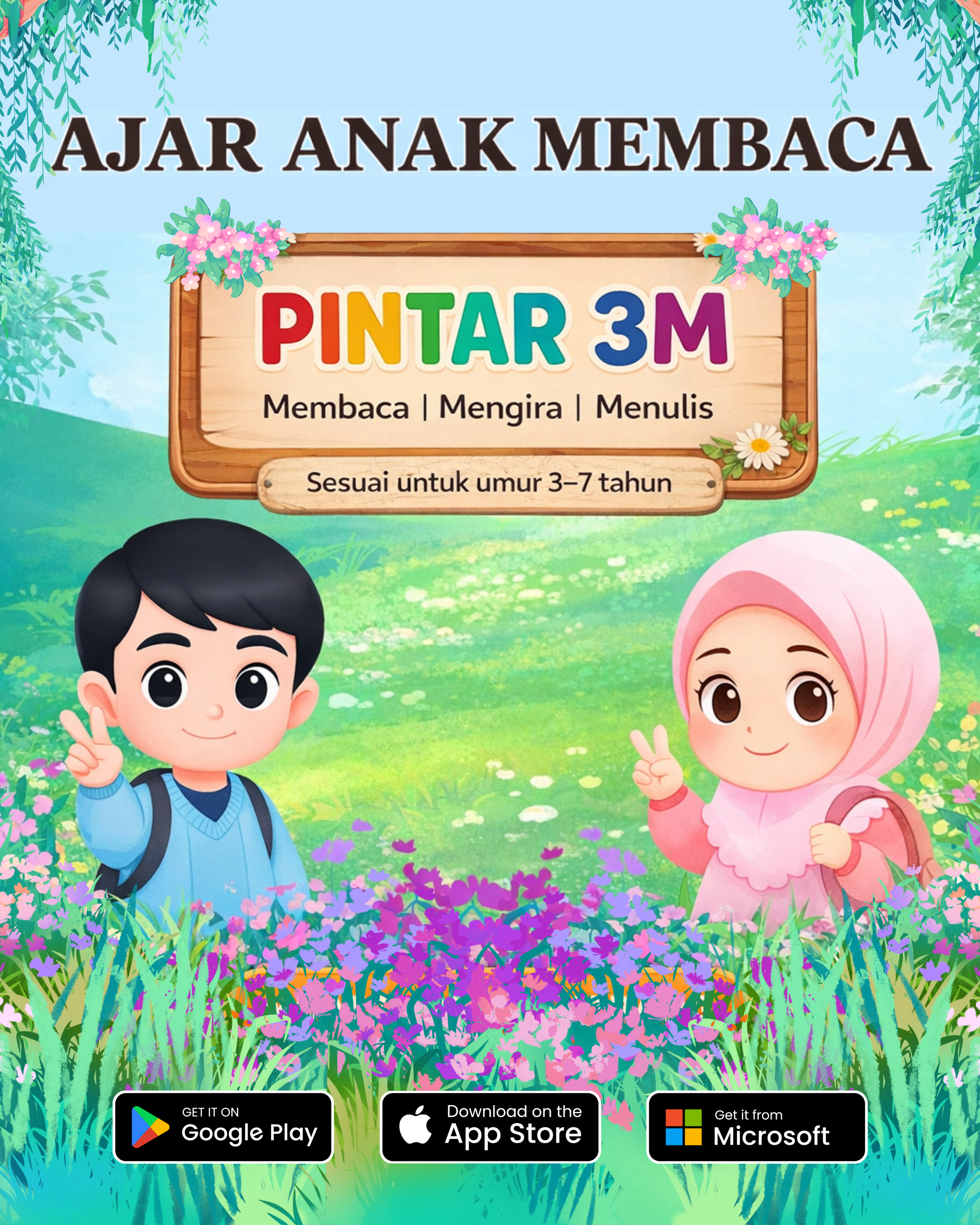 Pintar 3M – Ajar Anak Membaca